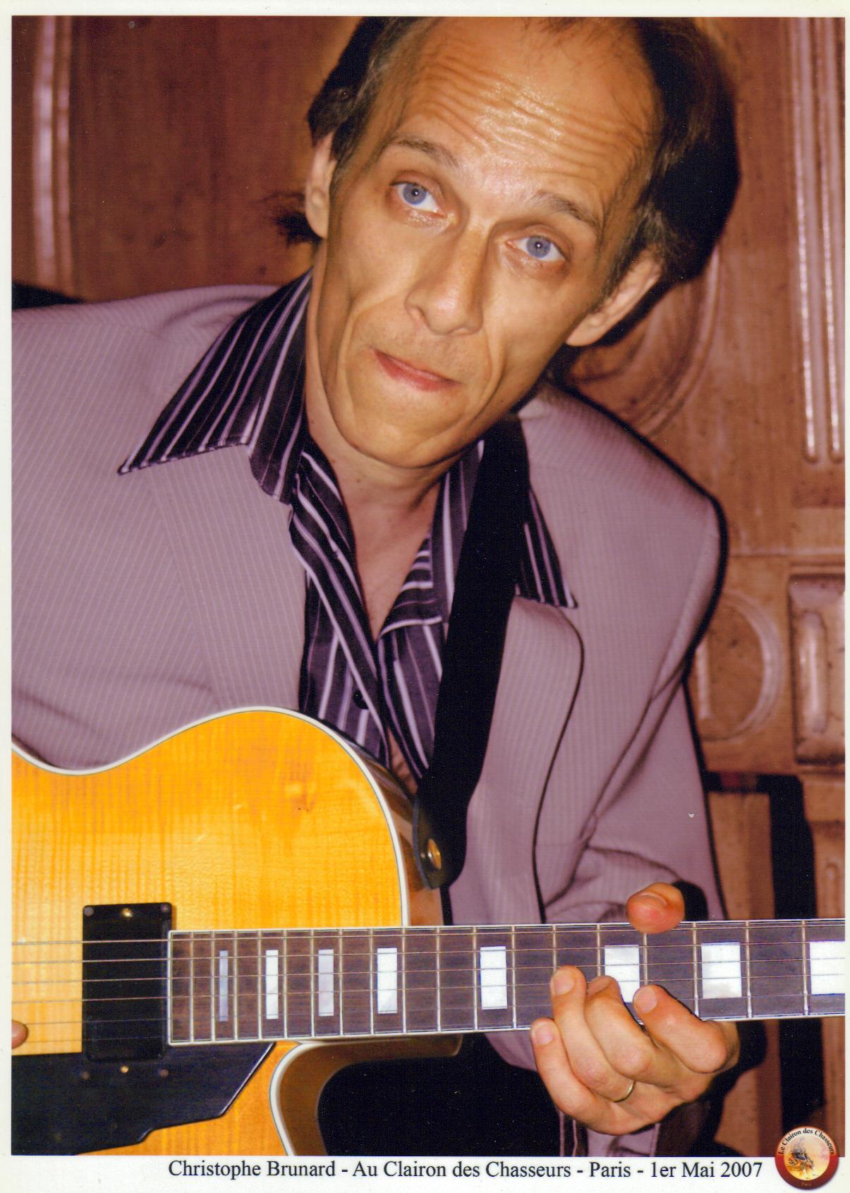 Christophe Brunard, guitariste